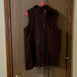 Brown Utility Vest - Large